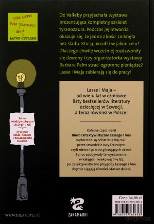 Tajemnica dinozaura. Biuro Detektywistyczne Lassego i Mai - Martin Widmark, Helena Willis [KSIĄŻKA]