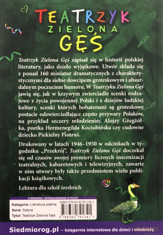 Teatrzyk Zielona Gęś - Konstanty Ildefons Gałczyński [KSIĄŻKA]