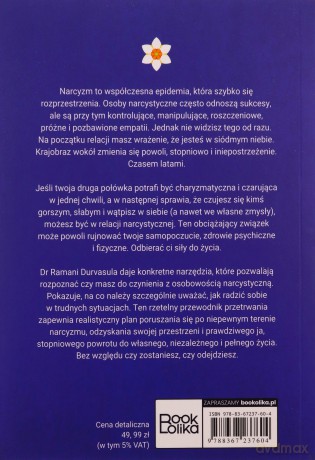 Zostać czy odejść. Toksyczny związek z osobą narcystyczną - Ramani Durvasula [KSIĄŻKA]