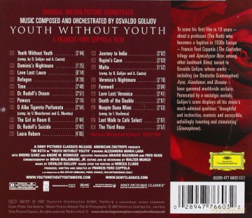 Osvaldo Golijov: Youth Withouth Youth [CD]