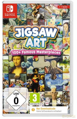 Jigsaw Art: 100 + Famous Masterpieces (DE/Multi in Game) (Code In Box) [GRA SWITCH]