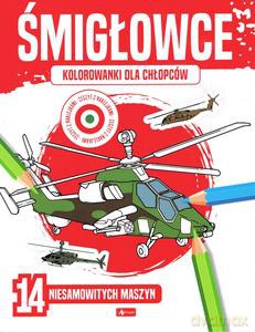 Śmigłowce. Kolorowanki dla chłopców [KSIĄŻKA]