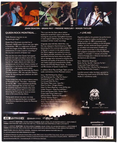 Queen: Rock Montreal [2xBlu-Ray 4K]