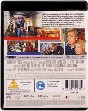 The Italian Job (Włoska robota) [Blu-Ray 4K]+[Blu-Ray]