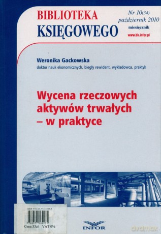 Biblioteka Księgowego 2010/10 - Weronika Gackowska [KSIĄŻKA]