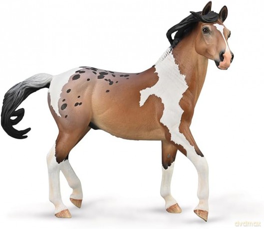 Mustang Stallion Bay Pintoloosa Deluxe 1:12