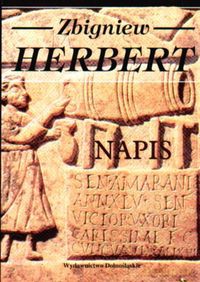 Napis - Zbigniew Herbert [KSIĄŻKA]