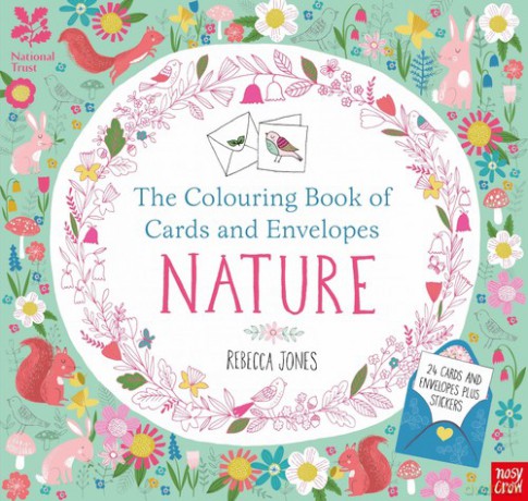 National Trust: The Colouring Book of Cards and Envelopes - Nature - Rebecca Jones [KSIĄŻKA]