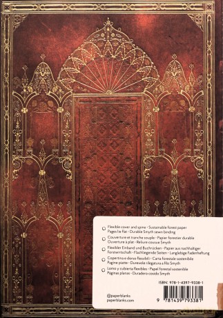 Notes Paperblanks Isle of Ely Flexi Midi linia