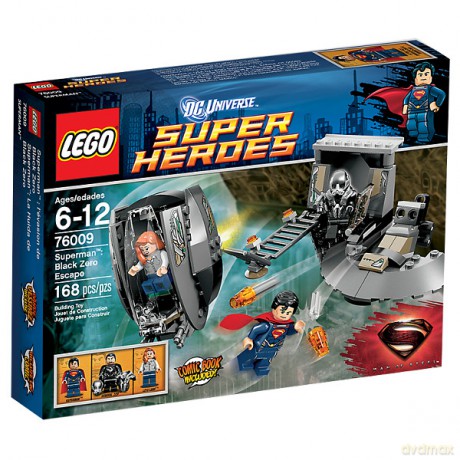 Lego Superman Czarny Zero Ucieczka [KLOCKI]