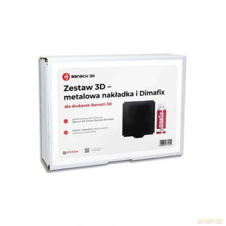 Zestaw 3D Nakładka metalowa plus dimafix