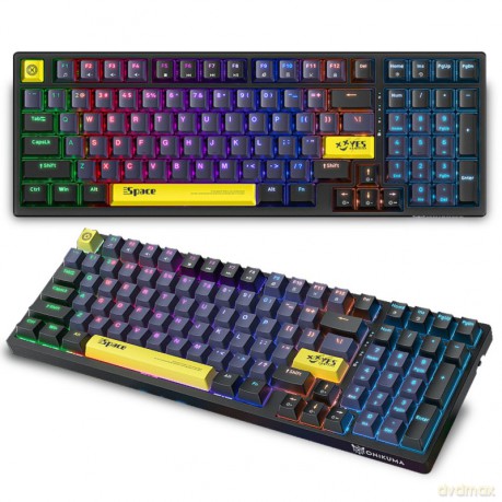 ONIKUMA G38 Klawiatura Mechaniczna Gamingowa RGB Czarny