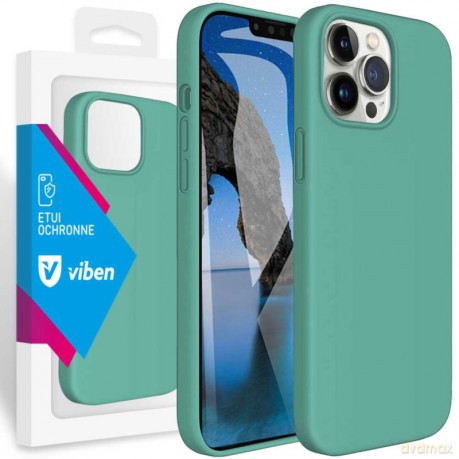 VIBEN Etui Obudowa Liquid iPhone 13 Pro Max - 6,7 Miętowy