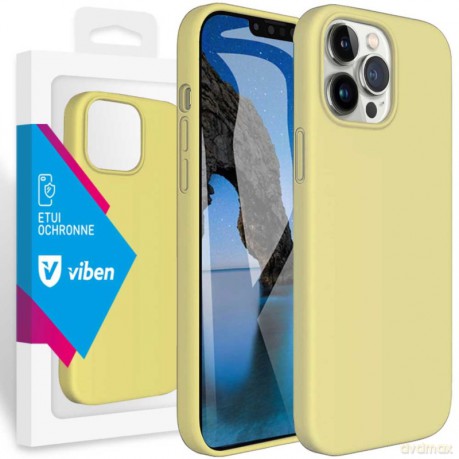 VIBEN Etui Obudowa Liquid iPhone 13 Pro Max - 6,7 żółty