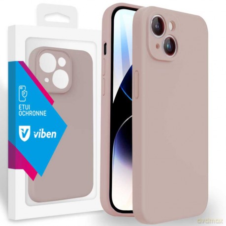 VIBEN Etui Obudowa Liquid iPhone 14 - 6,1 Beżowy