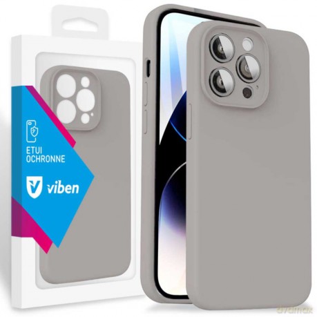 VIBEN Etui Obudowa Liquid iPhone 14 Pro - 6,1 Beżowy