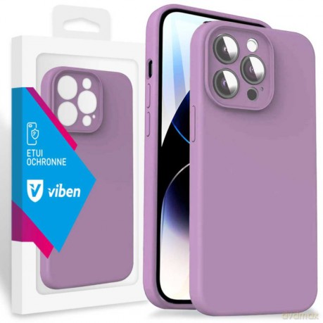 VIBEN Etui Obudowa Liquid iPhone 14 Pro Max - 6,7 Fioletowy