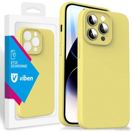 VIBEN Etui Obudowa Liquid iPhone 14 Pro Max - 6,7 żółty