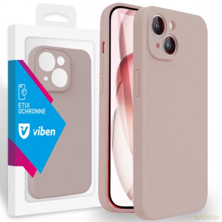 VIBEN Etui Obudowa Liquid iPhone 15 Plus Beżowy