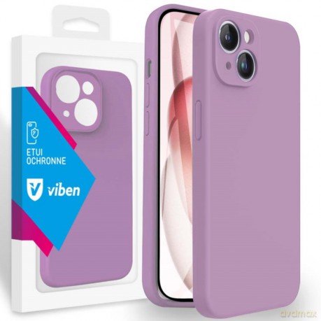 VIBEN Etui Obudowa Liquid iPhone 15 Plus Fioletowy