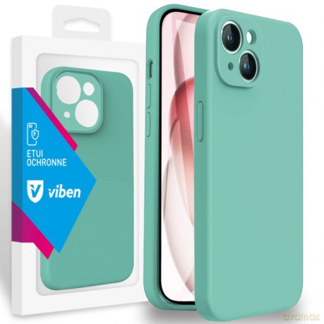 VIBEN Etui Obudowa Liquid iPhone 15 Plus Miętowy