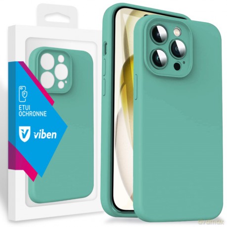 VIBEN Etui Obudowa Liquid iPhone 15 Pro Max Miętowy