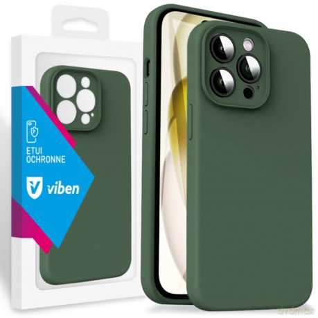VIBEN Etui Obudowa Liquid iPhone 15 Pro Zielony
