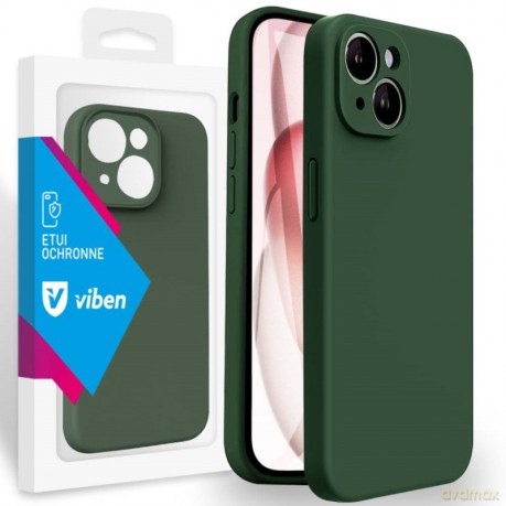 VIBEN Etui Obudowa Liquid iPhone 15 Zielony