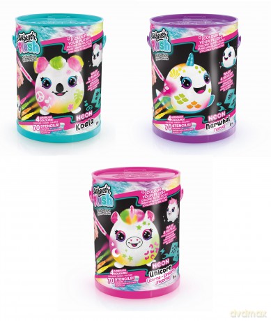Airbrush Plush - Neon Squish Pals Paint Can (11022)