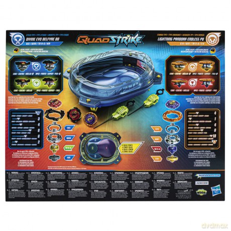 Beyblade - Burst Quad Strike - Thunder Edge Battle Set with Beystadium (F6781) [FIGURKA]