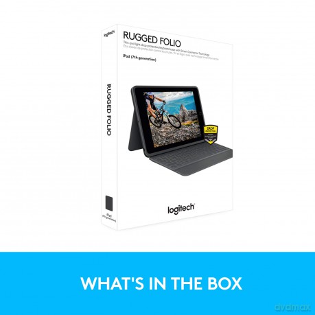 Logitech - Rugged Folio Cover iPad 10,2 Graphite [ETUI]