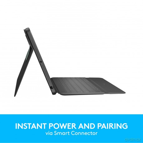 Logitech - Rugged Folio Cover iPad 10,2 Graphite [ETUI]
