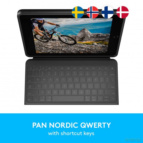 Logitech - Rugged Folio Cover iPad 10,2 Graphite [ETUI]
