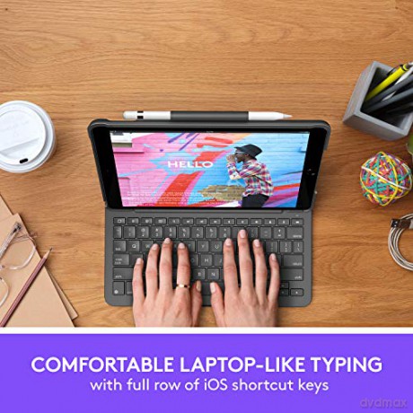 Logitech - Slim Folio for iPad 7-8-9th GRAPHITE [ETUI]