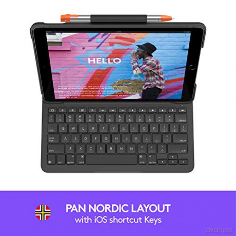 Logitech - Slim Folio for iPad 7-8-9th GRAPHITE [ETUI]