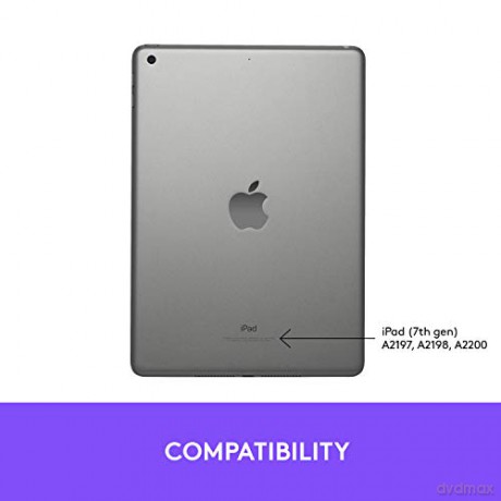 Logitech - Slim Folio for iPad 7-8-9th GRAPHITE [ETUI]