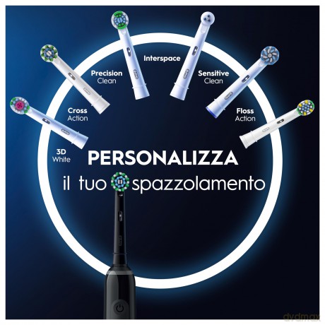 Oral-B - Pro3 Black + Extra CA Black Brush Head + TC