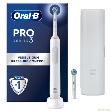 Oral-B - Pro3 White + Extra Sensi Brush Head + TC