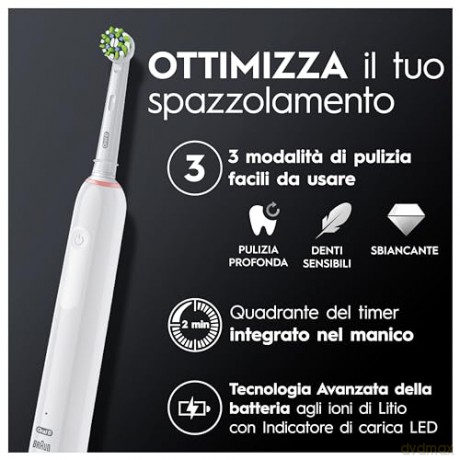 Oral-B - Pro3 White + Extra Sensi Brush Head + TC