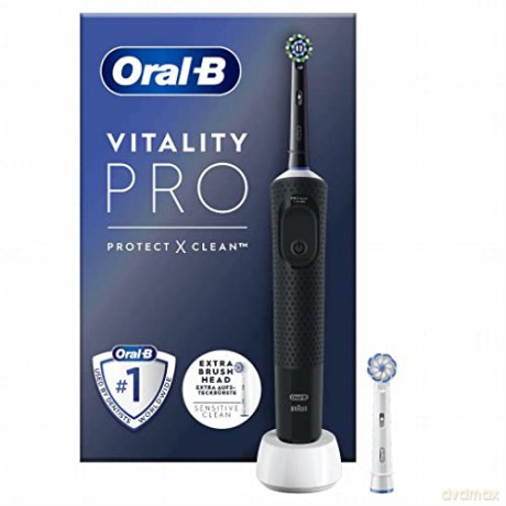 Oral-B - Vitality Pro Black CA HBOX + Extra Refill