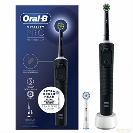 Oral-B - Vitality Pro Black CA HBOX + Extra Refill