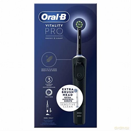 Oral-B - Vitality Pro Black CA HBOX + Extra Refill
