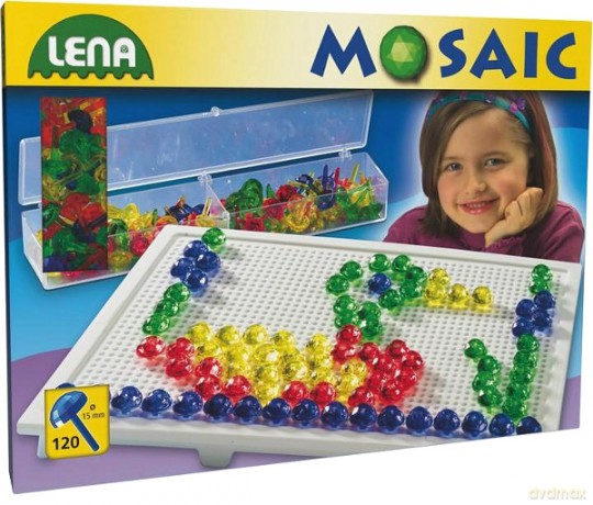 Lena Mozaika Z Koralikami 120 Szt (1,5) [ZABAWKA]
