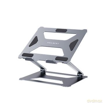 Philbert - Laptop/Tablet Stand/Desk Universal w/key, Silver [ETUI]