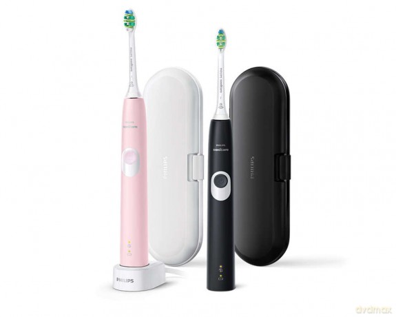 Philips - ProtectiveClean 4300 Sonicare - Electric Toothbrush HX6800/35 DUO