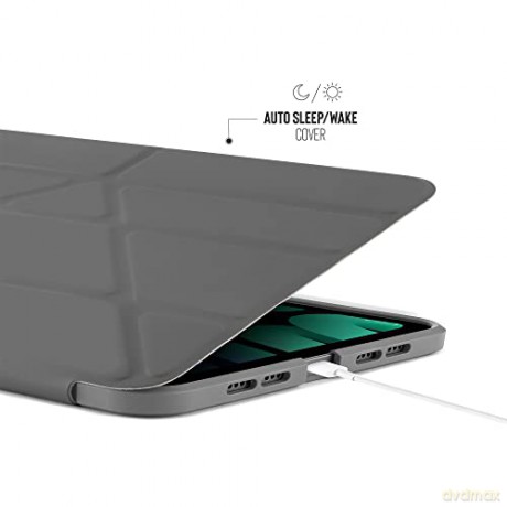 Pipetto - iPad mini 6 Origami No1 Case (Color: Dark Gray) [ETUI]
