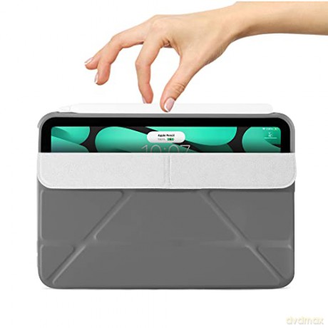 Pipetto - iPad mini 6 Origami No1 Case (Color: Dark Gray) [ETUI]