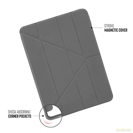 Pipetto - iPad Pro 11 (2021) Origami No1 Case (Color: Dark Gray) [ETUI]
