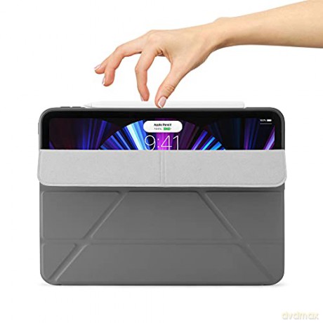 Pipetto - iPad Pro 11 (2021) Origami No1 Case (Color: Dark Gray) [ETUI]