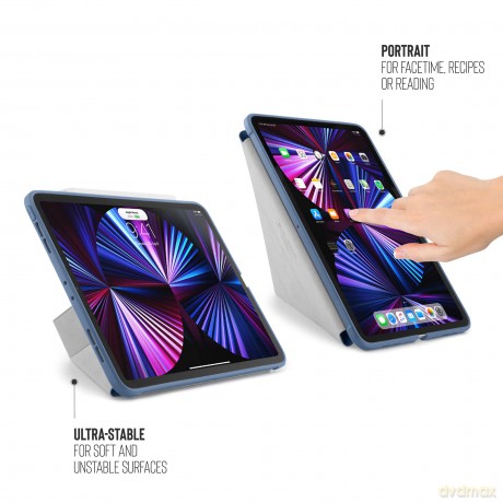 Pipetto - iPad Pro 11 (2021) Origami No1 Case (Color: Navy) [ETUI]